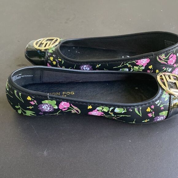 London Fog Collection Caela Black Ballet Flats Size 6 M - Picture 6 of 12